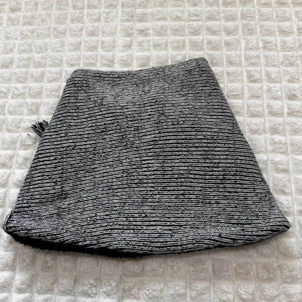 Lululemon Totally Toasty Neck Warmer Black Gray Merinon Wool Winter Snow Outdoor